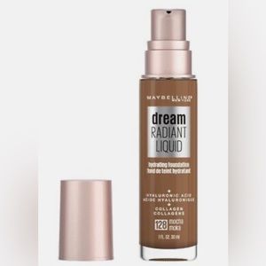 Maybelline Dream Radiant Liquid Hydrating Foundation, Mocha 128, 1 fl oz New